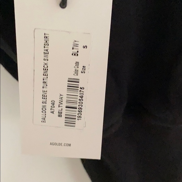 AGOLDE x Anthro Balloon Sleeve Turtleneck Pullover - Picture 10 of 16